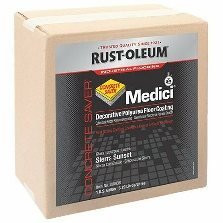RUST-OLEUM Coating, Specialty Finishes, 1 gal, Kit, Brown Slate, Gloss 280939